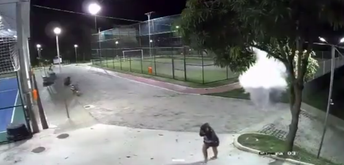 Ataque com drone atinge praça com crianças no Rio de Janeiro