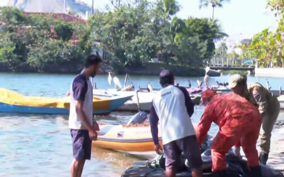 Corpo é encontrado na Lagoa Rodrigo de Freitas, no Rio de Janeiro