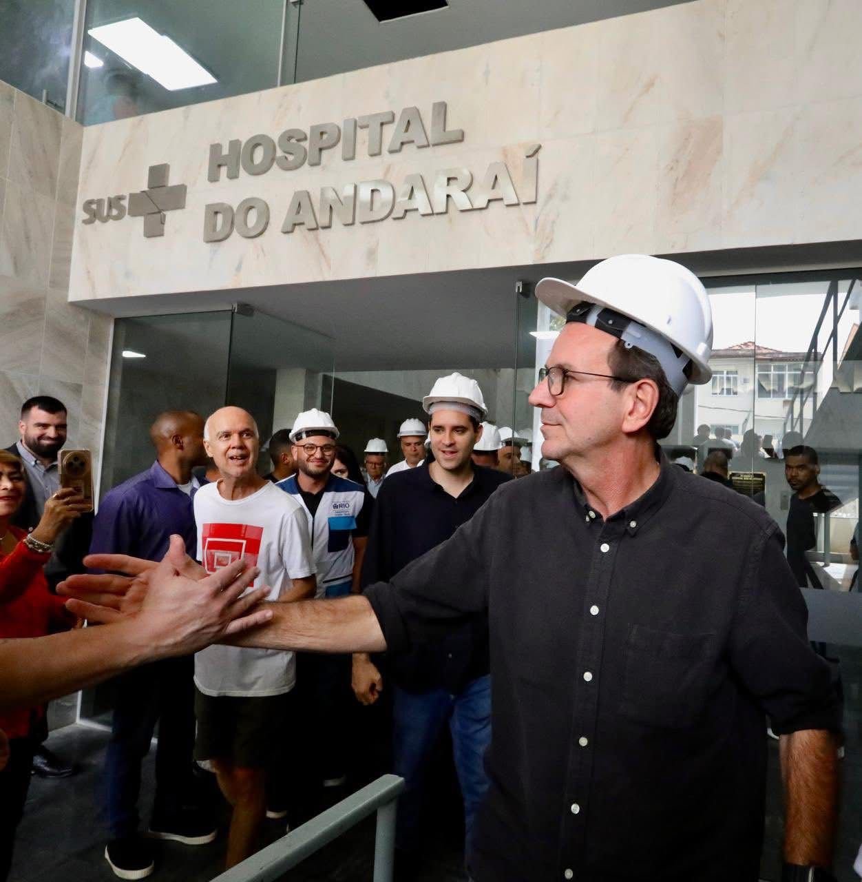Rio: Paes inaugura primeiros leitos do Hospital do Andaraí após início de reforma de R$ 300 milhões