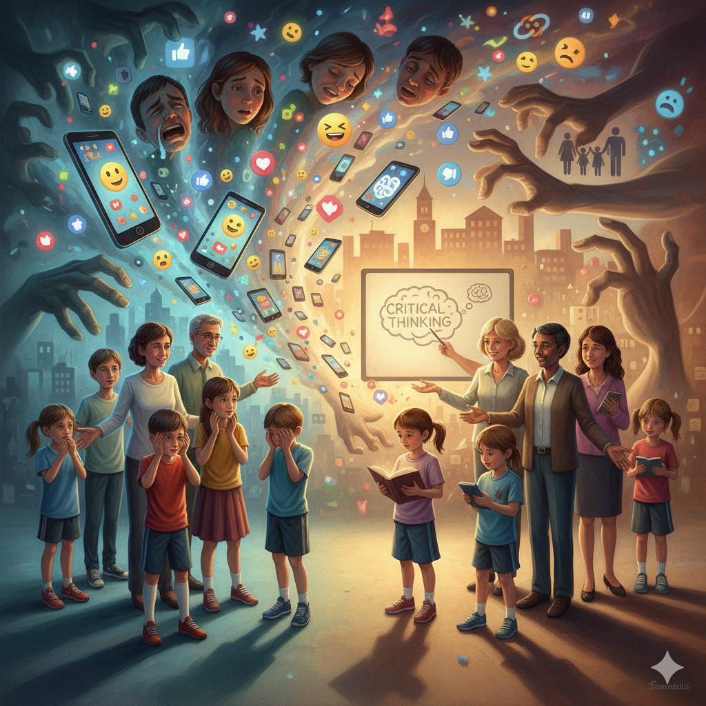 Educação midiática: como proteger a saúde mental e combater a adultização precoce dos jovens