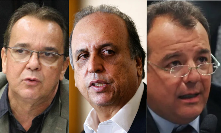 Ex-governadores e ex-secretário do Rio são condenados a pagar R$ 4 bilhões